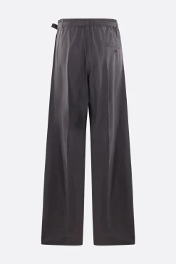Pantaloni>LEMAIRE pantalone in misto seta con cintura Grigio