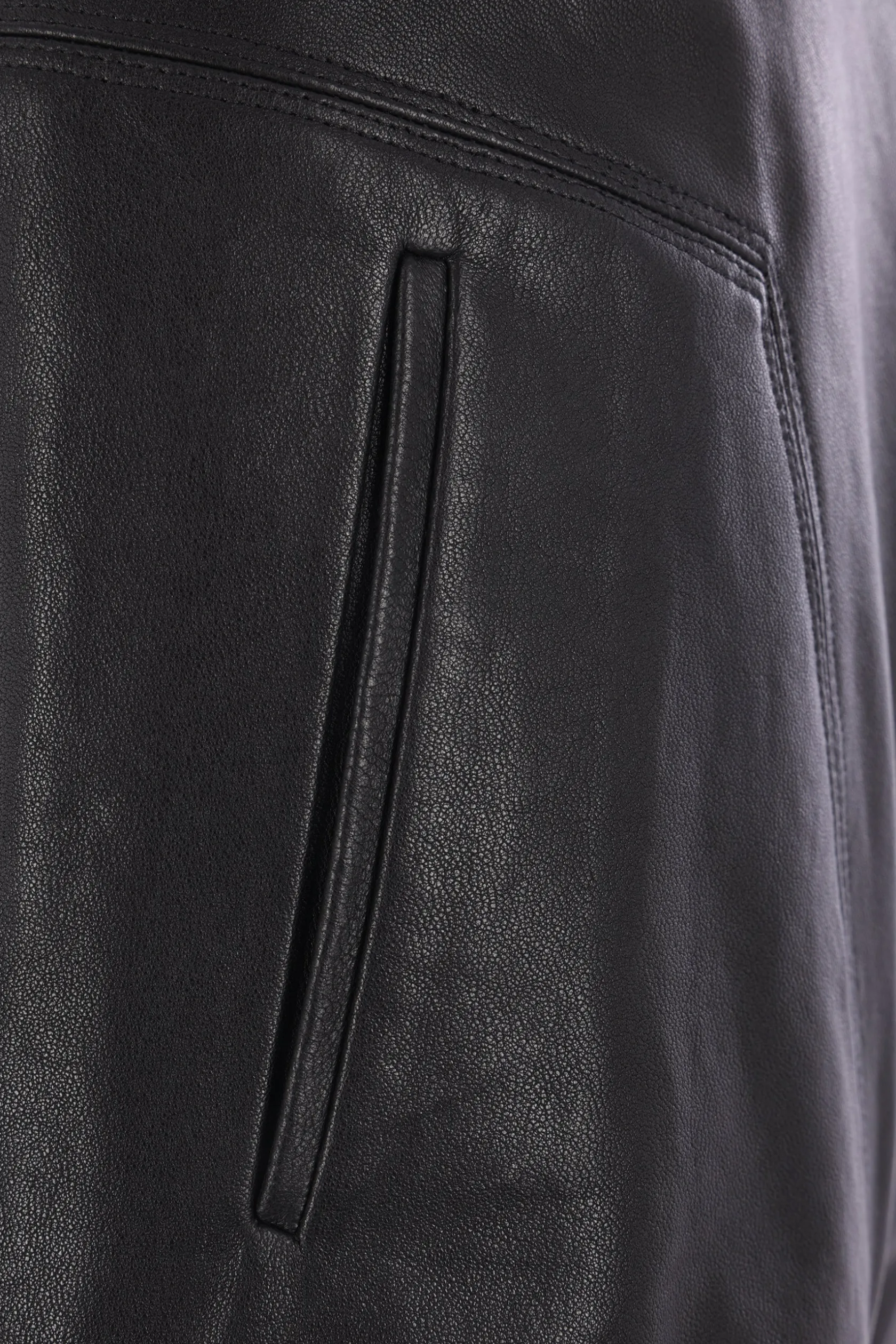Pantaloni>YEHUAFAN pantalone in pelle e tela Nero