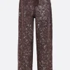 Pantaloni>META CAMPANIA COLLECTIVE pantalone in pizzo Marrone