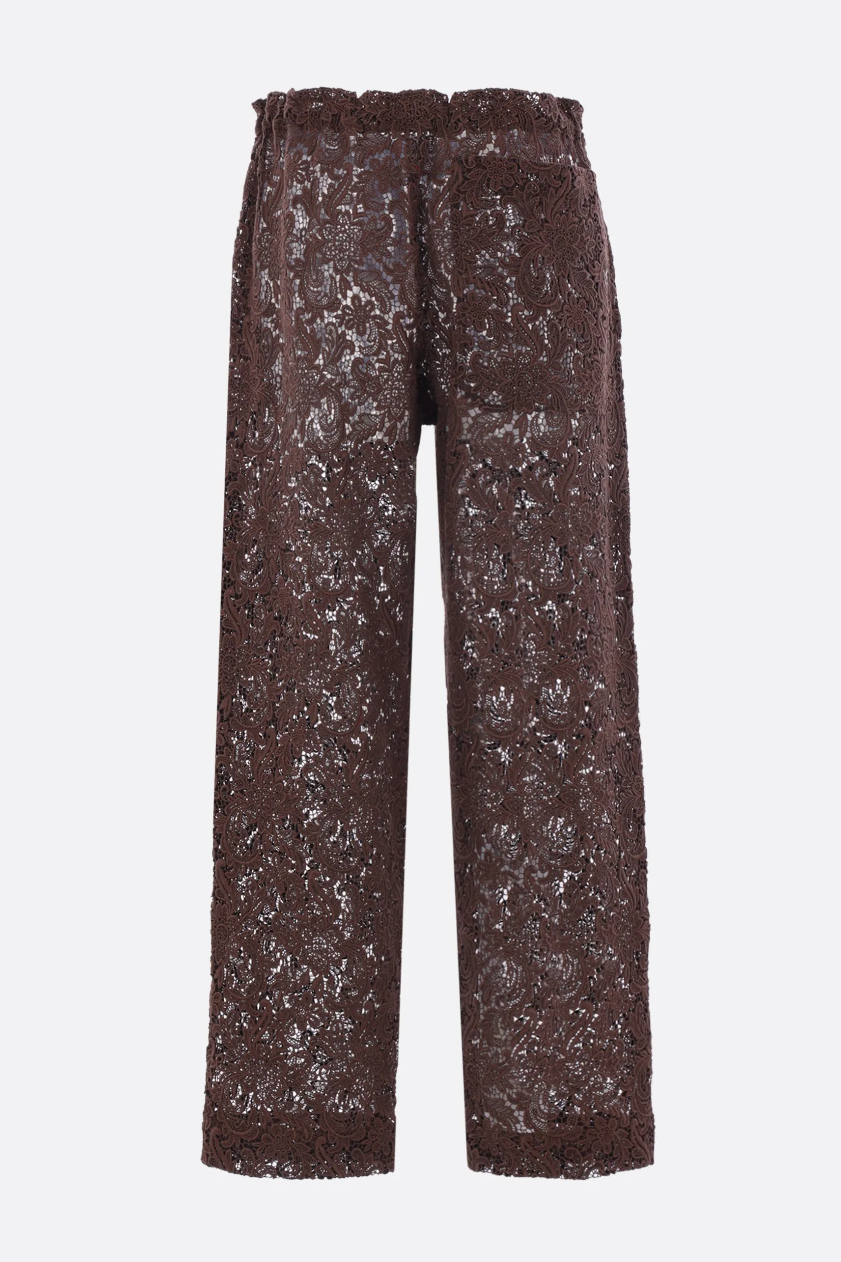 Pantaloni>META CAMPANIA COLLECTIVE pantalone in pizzo Marrone