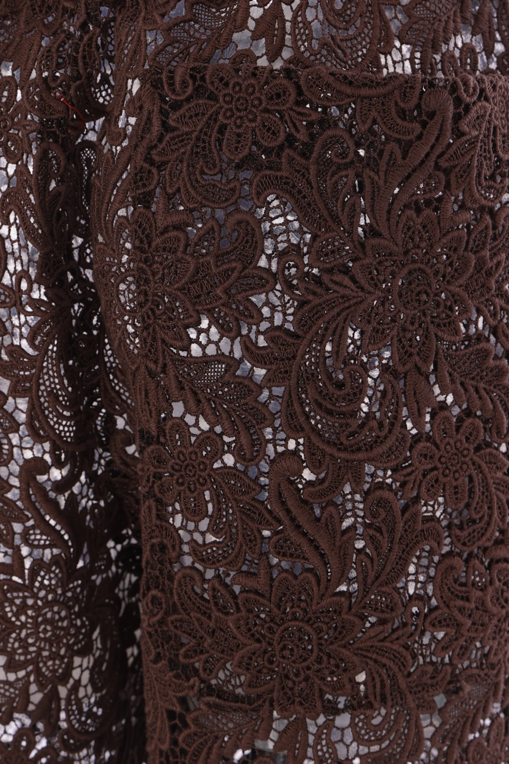 Pantaloni>META CAMPANIA COLLECTIVE pantalone in pizzo Marrone