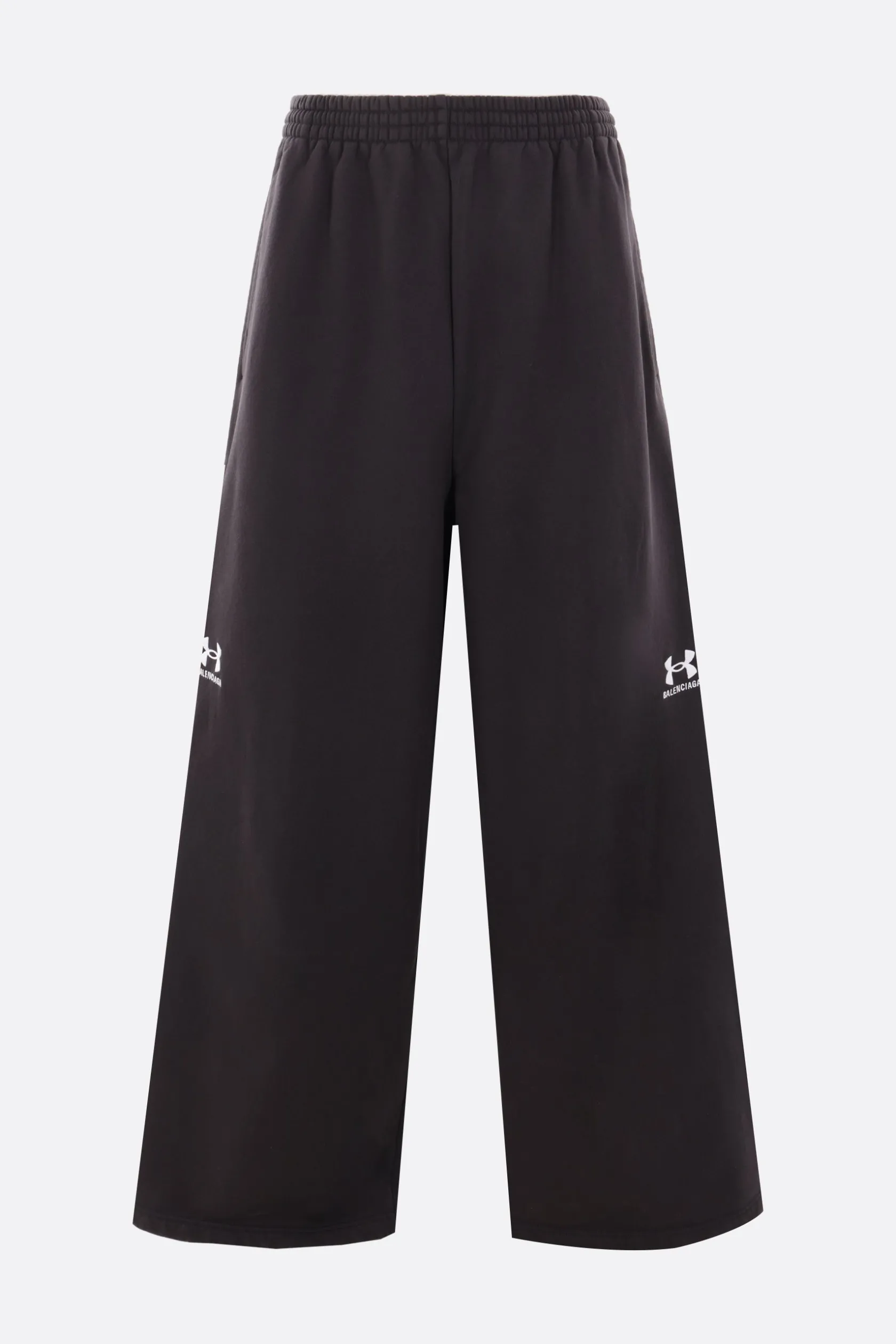 Pantaloni>BALENCIAGA pantalone jogging oversize Under Armour® in jersey Nero