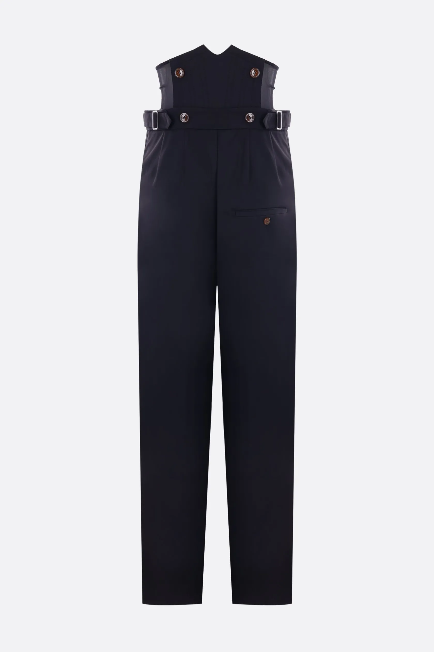 Pantaloni>VIVIENNE WESTWOOD pantalone Long Macca Corset in lana Blu