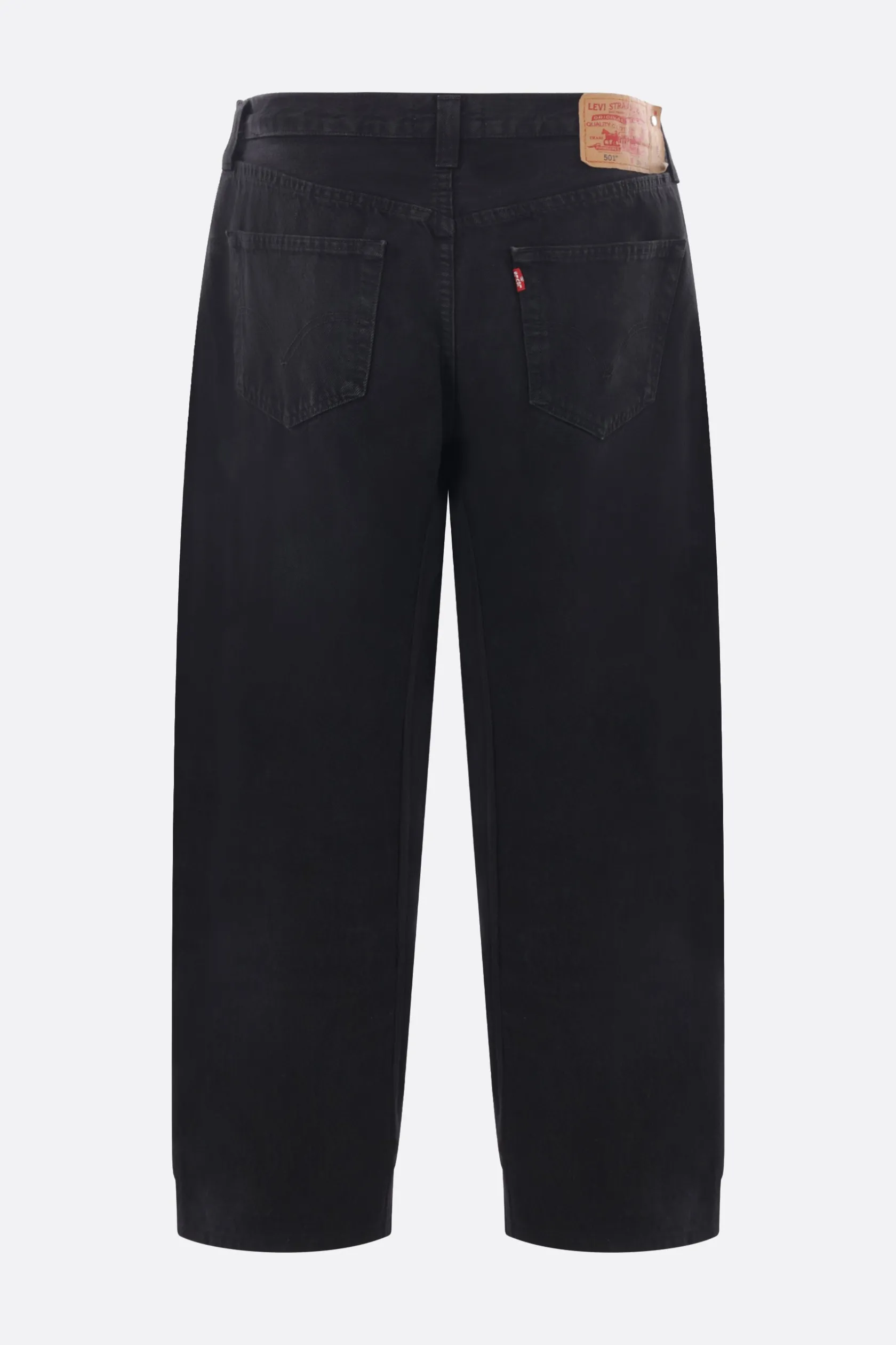 Pantaloni>BLESS pantalone Overjogging in jersey e denim Nero