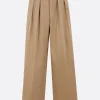 Pantaloni>DRIES VAN NOTEN pantalone palazzo Pamplona in popeline di cotone Neutro