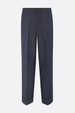 Pantaloni>10 CORSO COMO pantalone pijama in chambray Blu