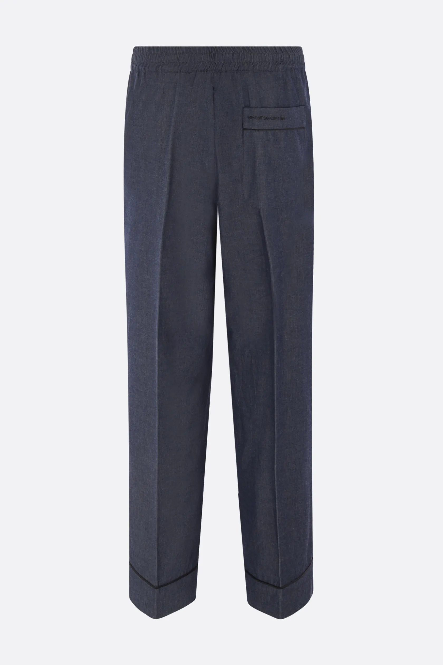 Pantaloni>10 CORSO COMO pantalone pijama in chambray Blu