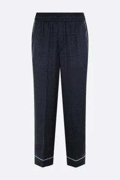 Pantaloni>10 CORSO COMO pantalone pijama in viscosa Blu