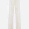 Pantaloni>MM6 pantalone sartoriale in lana tecnica Bianco