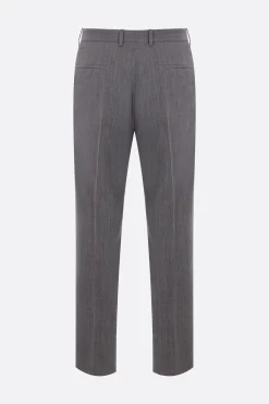 Pantaloni>JIL SANDER pantalone slim-fit in lana leggera Grigio