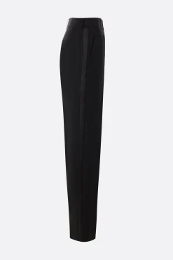 Pantaloni>NOIR KEI NINOMIYA pantalone tuxedo in lana mohair Nero