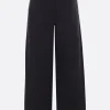 Pantaloni>TOTEME pantalone Twisted Seam in popeline Nero