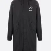 Capispalla>RAINS X 10 CORSO COMO parka Fishtail in nylon resinato Nero