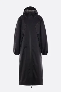 Capispalla>CECILIE BAHNSEN X THE NORTH FACE parka in nylon stampa floreale Nero