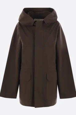 Capispalla>META CAMPANIA COLLECTIVE parka oversize Rainer in cotone Marrone