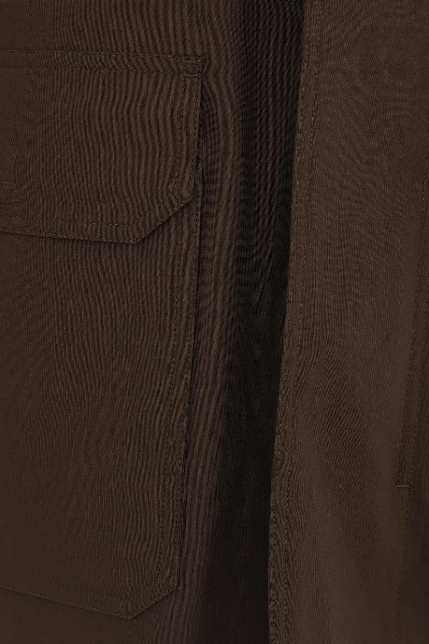 Capispalla>META CAMPANIA COLLECTIVE parka oversize Rainer in cotone Marrone
