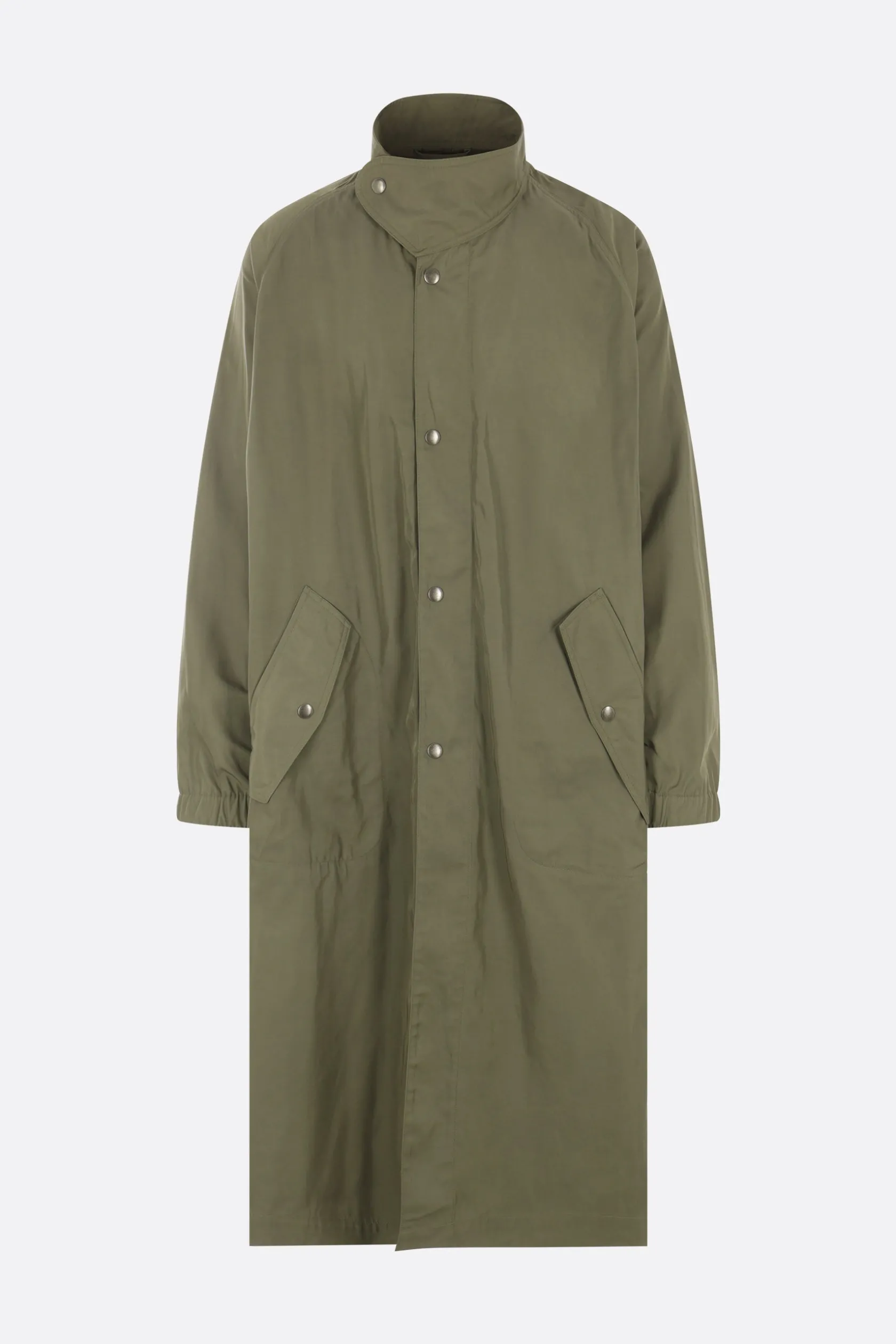 Capispalla>DRIES VAN NOTEN parka oversize Rannon in nylon Marrone