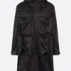 Capispalla>TEN C X 10 CORSO COMO parka Skye Ten in nylon OJJ Nero