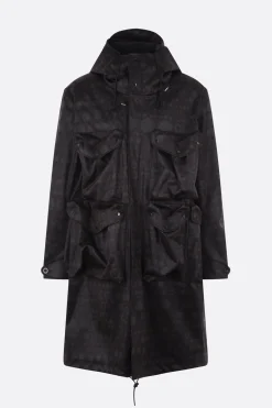 Capispalla>TEN C X 10 CORSO COMO parka Skye Ten in nylon OJJ Nero