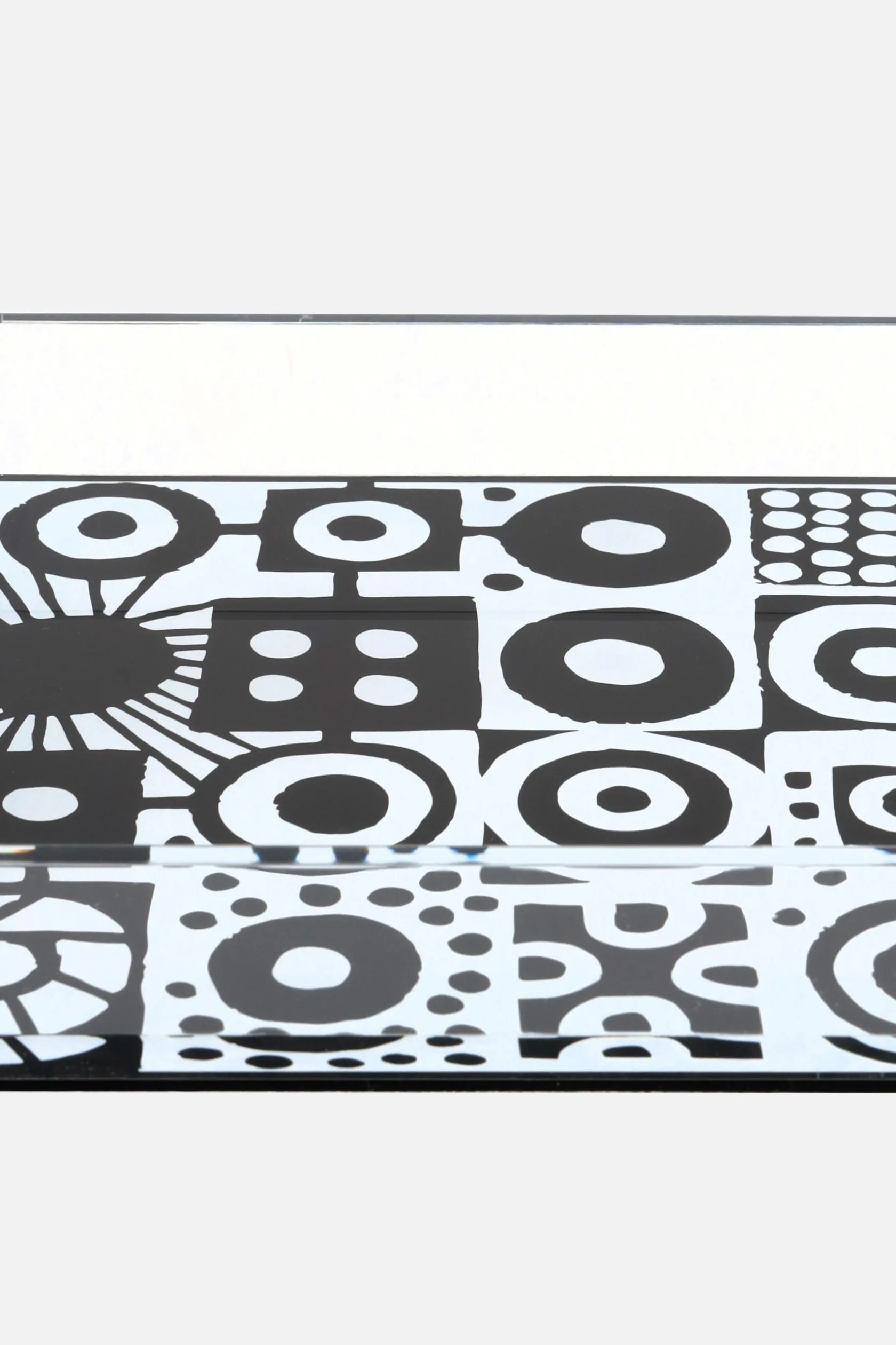 Lifestyle>10 CORSO COMO piatto svuotatasche in plexiglass stampa grafica Nero