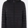 Capispalla>MONCLER piumino Hede in nylon Nero