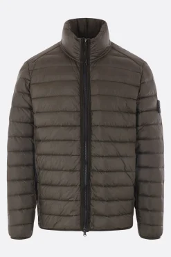 Capispalla>STONE ISLAND piumino in Loom Woven Chambers Nylon Verde