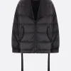 Capispalla>UNDERCOVER piumino in nylon e raso Nero