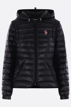Capispalla>MONCLER GRENOBLE piumino Karura in nylon Nero