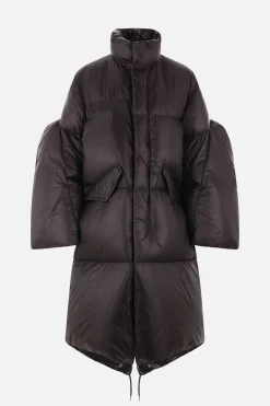 Capispalla>SACAI piumino lungo in nylon Nero