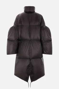 Capispalla>SACAI piumino lungo in nylon Nero