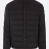 Capispalla>MONCLER piumino Selves in nylon Nero