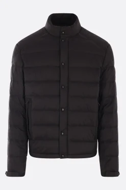 Capispalla>MONCLER piumino Selves in nylon Nero
