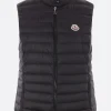 Capispalla>MONCLER piumino smanicato Igens in nylon Nero