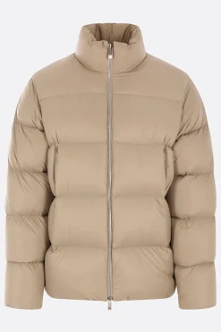 Capispalla>MONCLER piumino Tarn in nylon Neutro