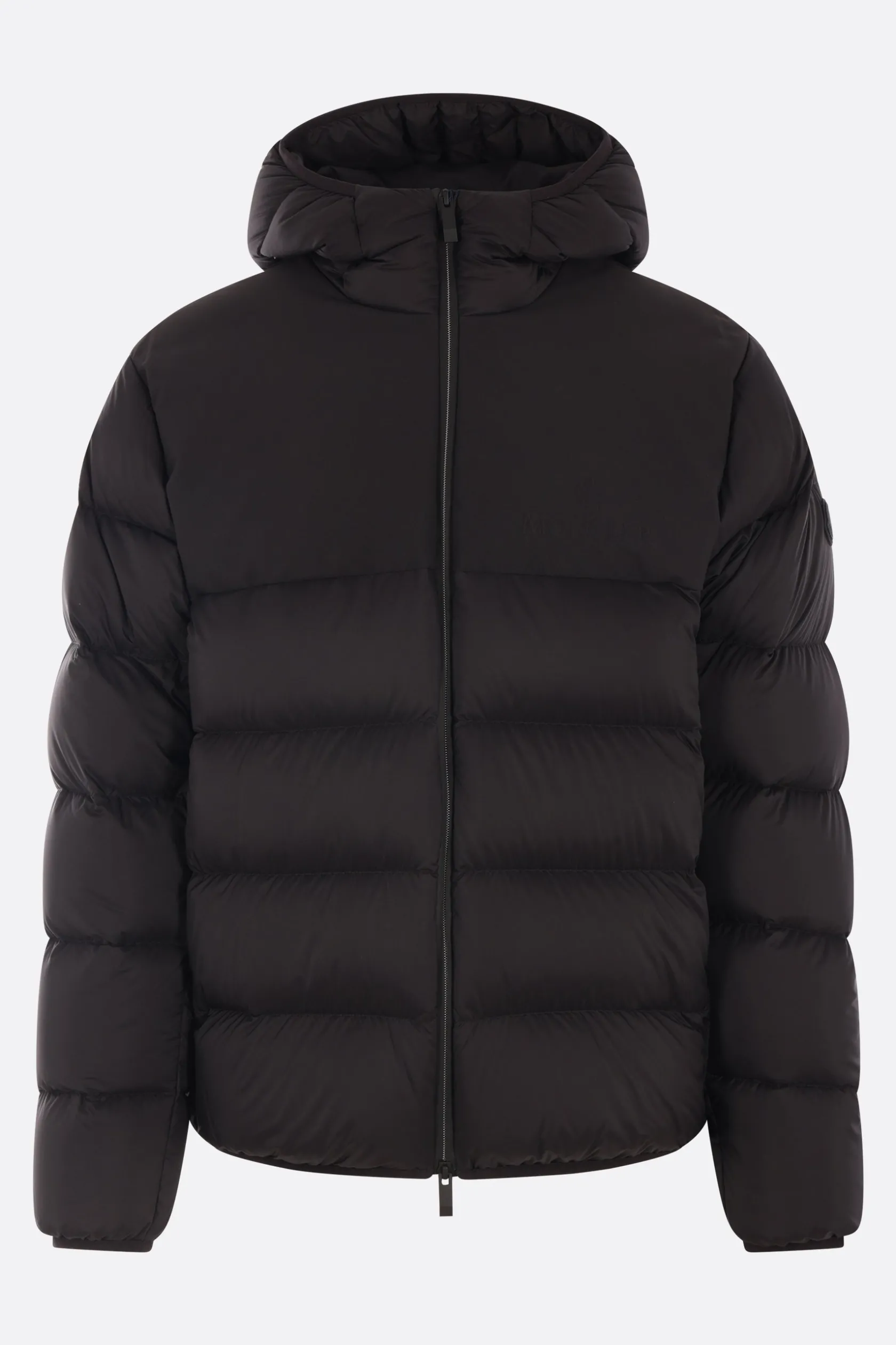 Capispalla>MONCLER piumino Veumont in nylon Nero