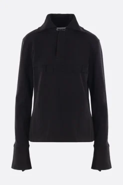 Topwear>DURAN LANTINK polo in piqué di cotone Nero