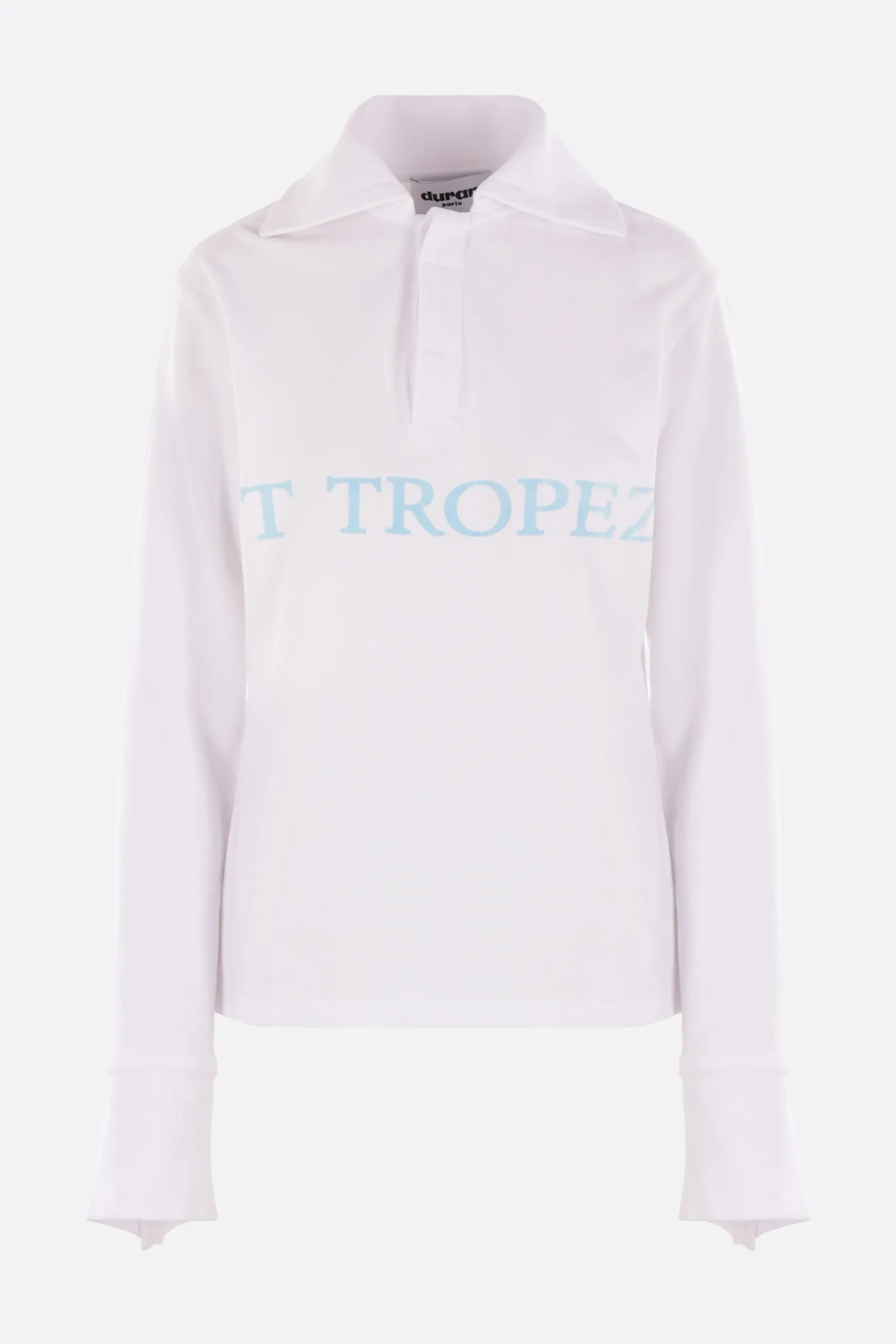 Topwear>DURAN LANTINK polo in piqué di cotone Bianco