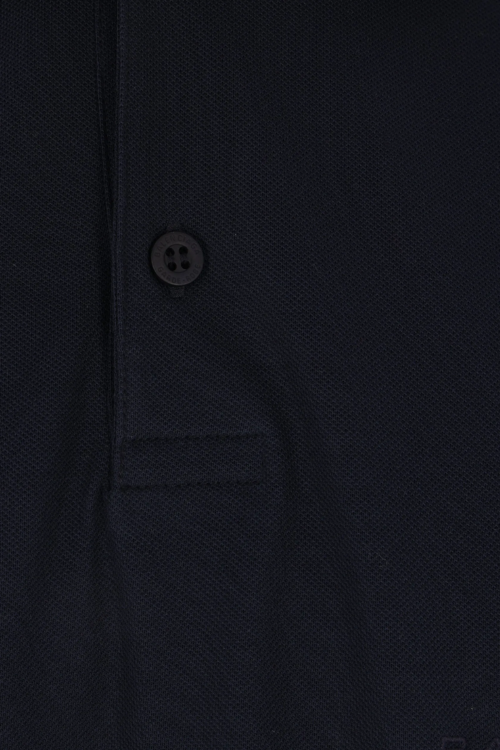 Topwear>BALENCIAGA polo oversize Interwined in piquet Blu