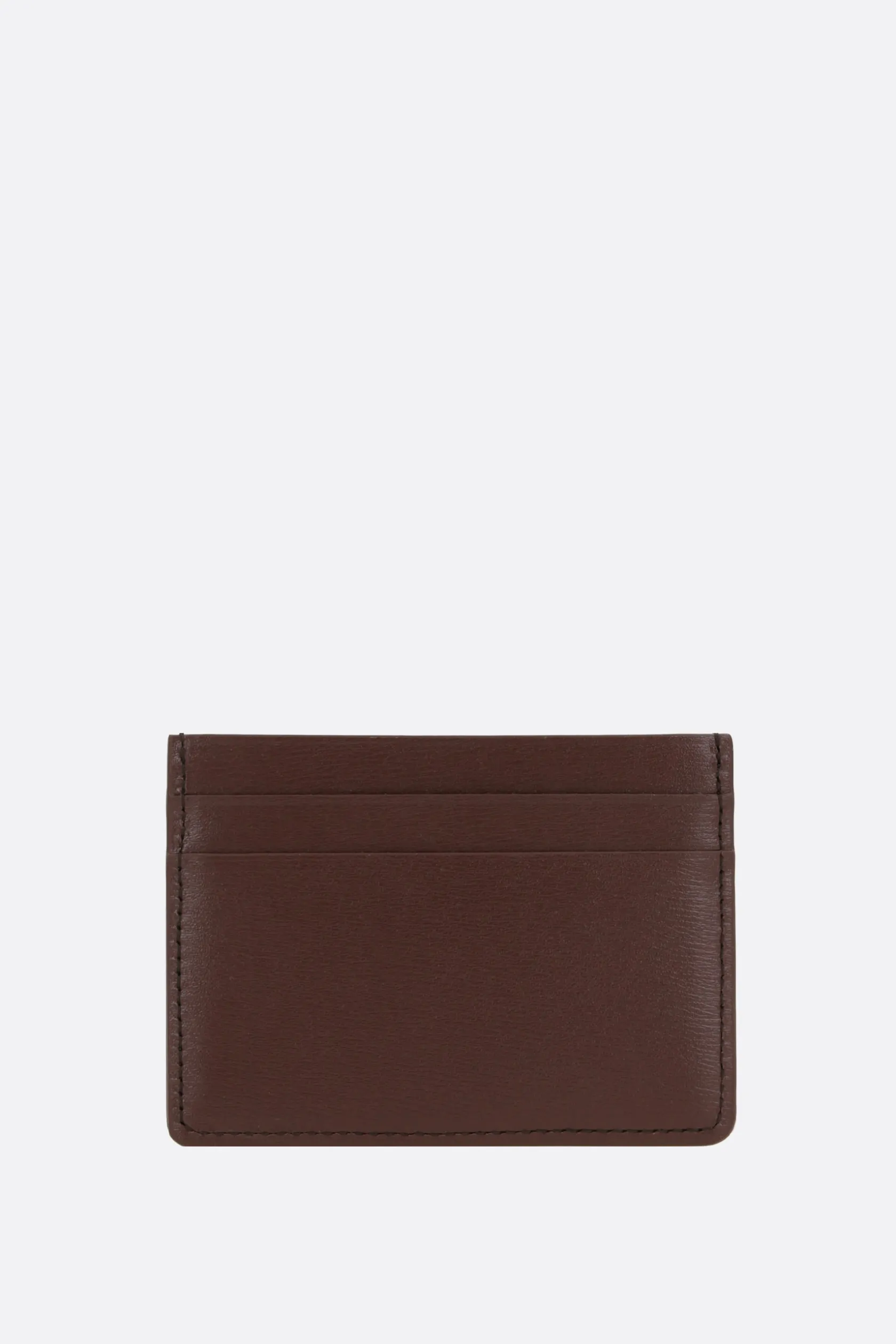 Piccola Pelletteria>JIL SANDER porta carte in pelle liscia Marrone