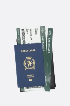Piccola Pelletteria>BALENCIAGA porta smartphone Passport in pelle Multicolor