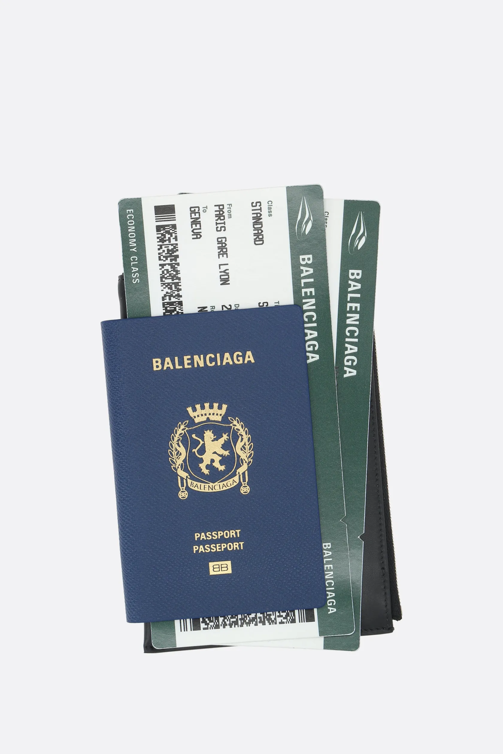 Piccola Pelletteria>BALENCIAGA porta smartphone Passport in pelle Multicolor