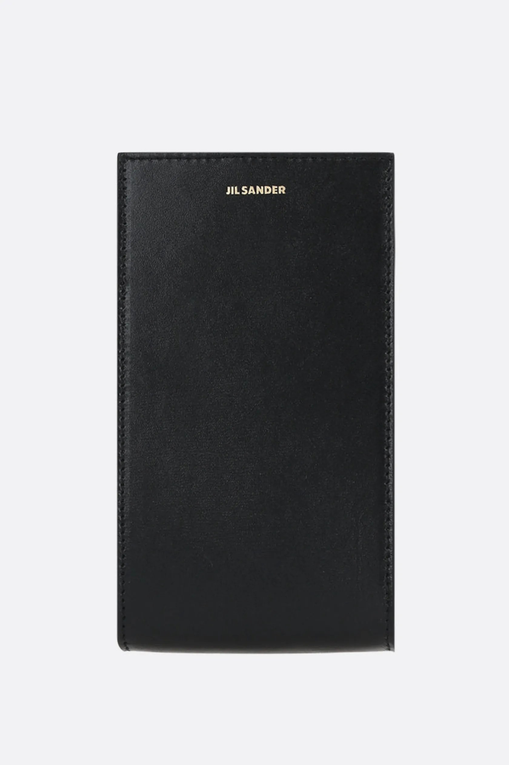 Accessori Da Indossare>JIL SANDER porta smartphone Tangle in pelle liscia Nero