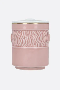 Lifestyle>GINORI 1735 portacandela Il Seguace in porcellana con coperchio Rosa
