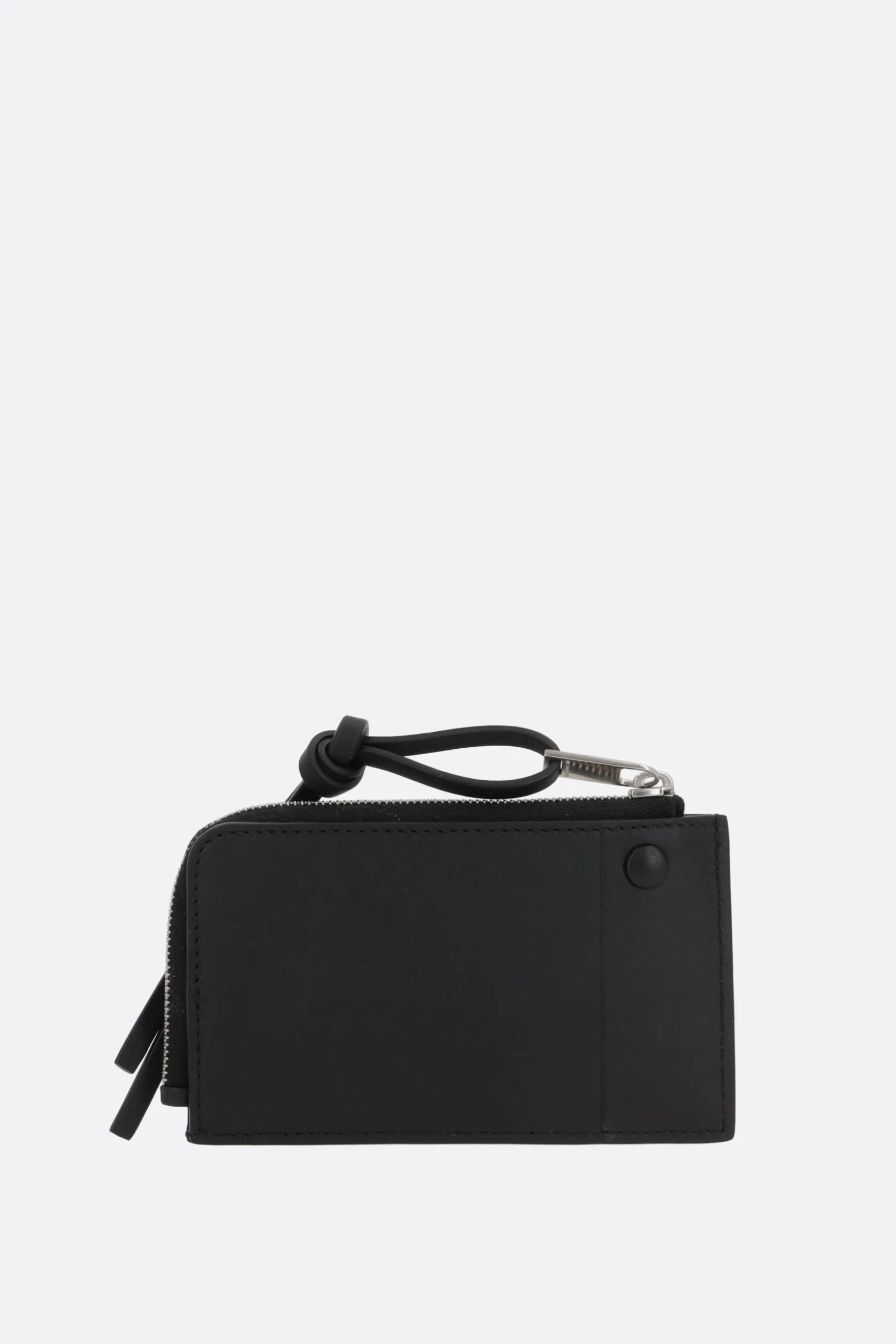 Piccola Pelletteria>JIL SANDER portachiavi Giro in pelle liscia Nero