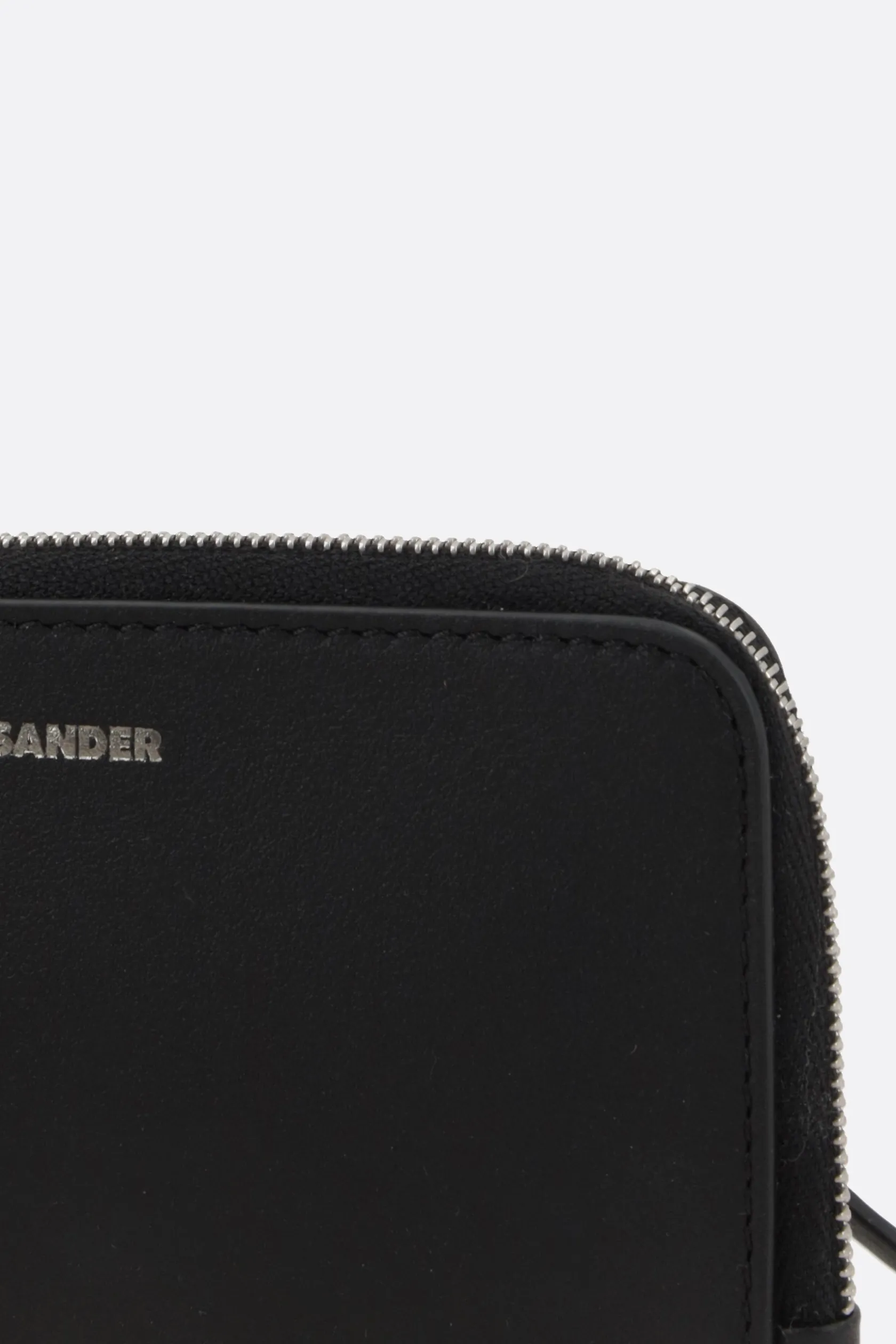 Piccola Pelletteria>JIL SANDER portachiavi Giro in pelle liscia Nero