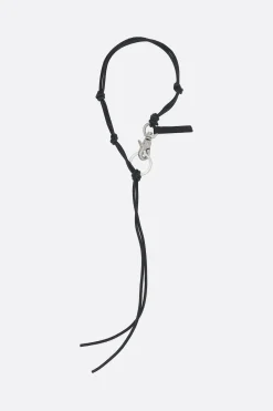 Piccola Pelletteria>OUR LEGACY portachiavi Ladon in pelle Nero
