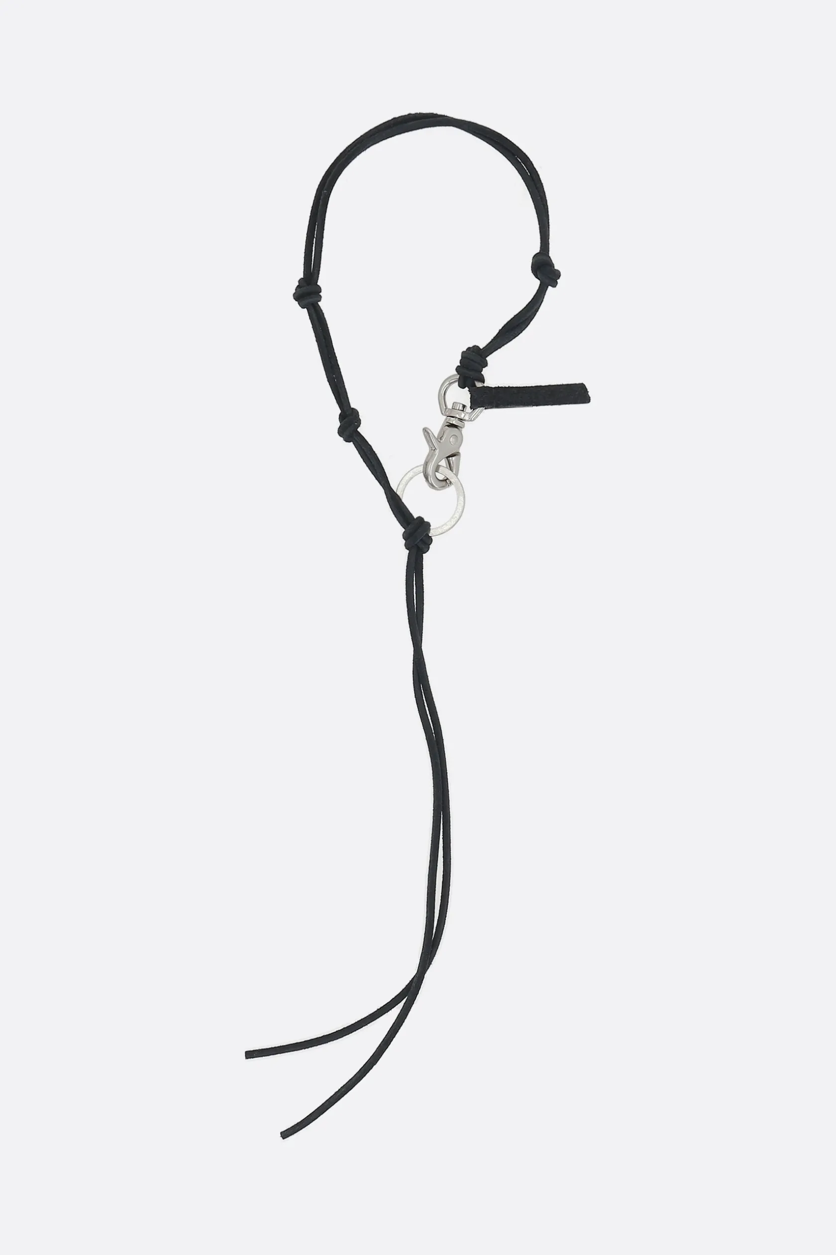 Piccola Pelletteria>OUR LEGACY portachiavi Ladon in pelle Nero