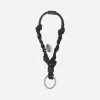 Piccola Pelletteria>JIL SANDER portachiavi Tangle in pelle Nero