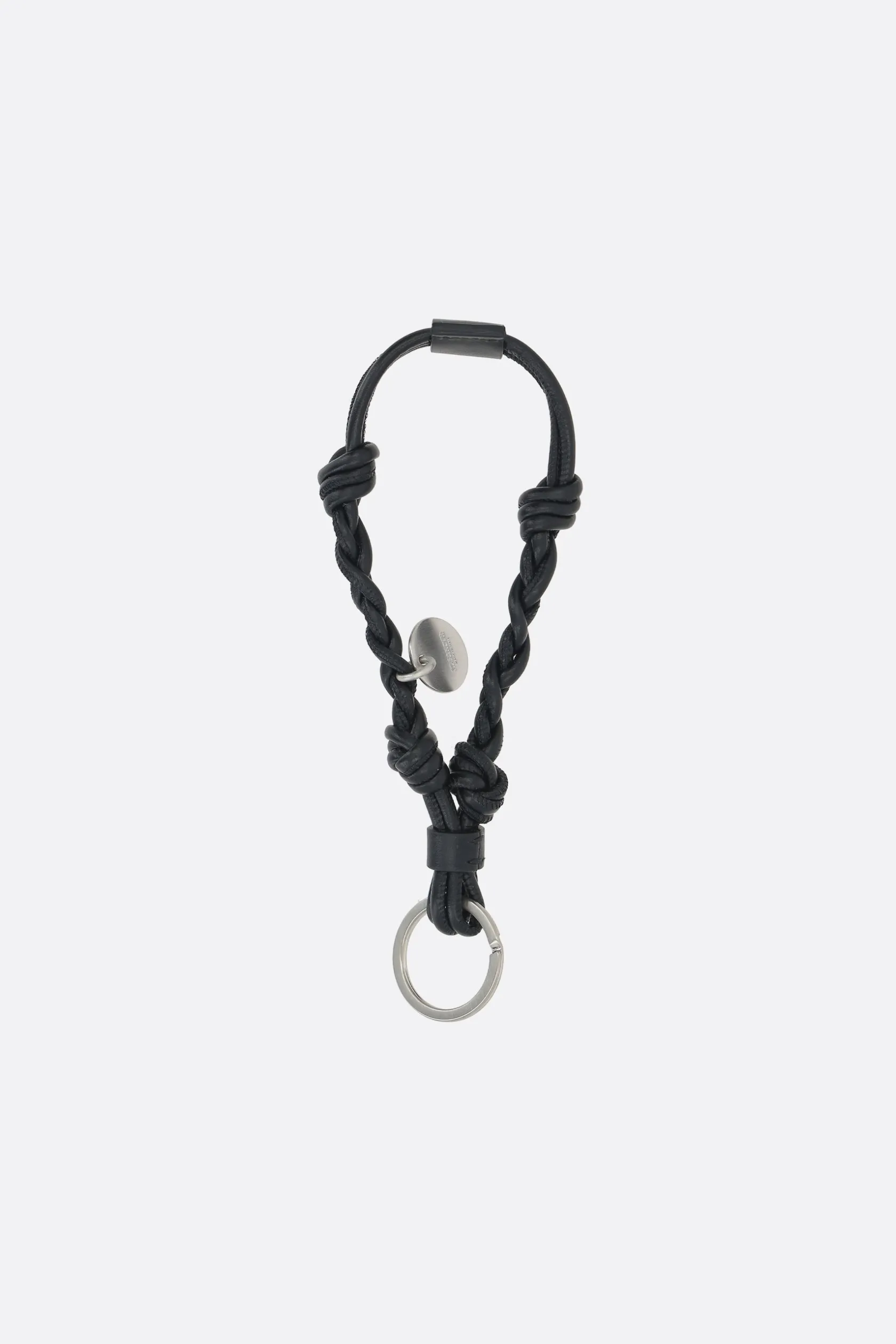 Piccola Pelletteria>JIL SANDER portachiavi Tangle in pelle Nero