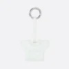 Piccola Pelletteria>MM6 portachiavi T-shirt in nappa Bianco